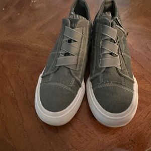 Gray sneakers